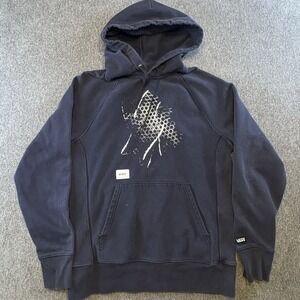 Men's WTAPS Vans #1 Waffle Lovers Club Navy Blue‎ Pullover Hoodie Sweater S-M